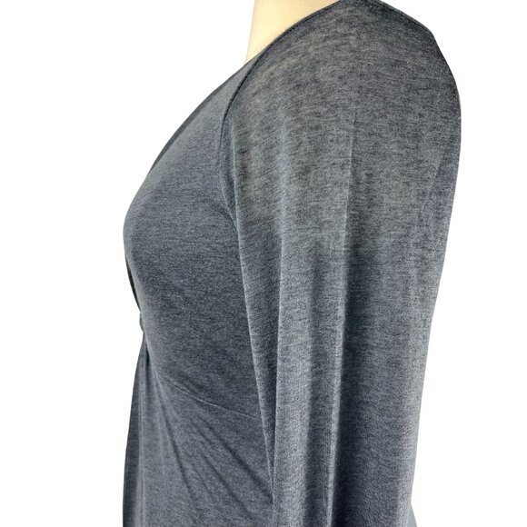 FALL Back to School Minimalist Luxury BODEN Grey Knit Maxi Dress, Women's 10L - Picture 6 of 16